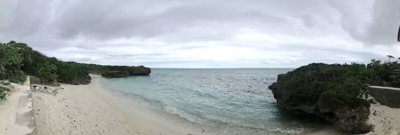 池間ブロックの海岸（パノラマ）